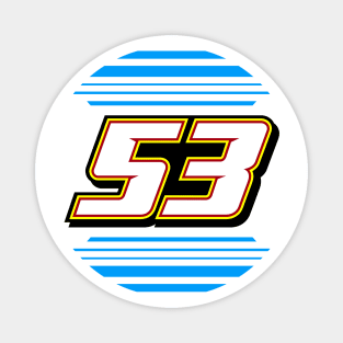 Joey Gase #53 2024 NASCAR Design Magnet